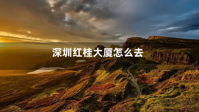 深圳红桂大厦怎么去