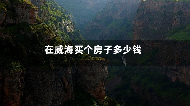 在威海买个房子多少钱