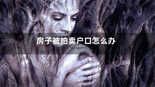 房子被拍卖户口怎么办