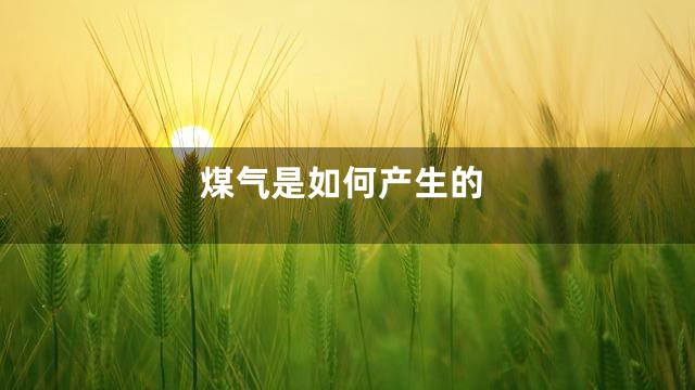 煤气是如何产生的