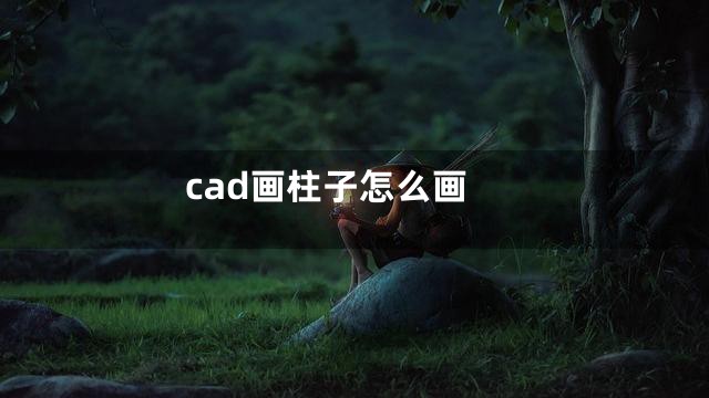 cad画柱子怎么画