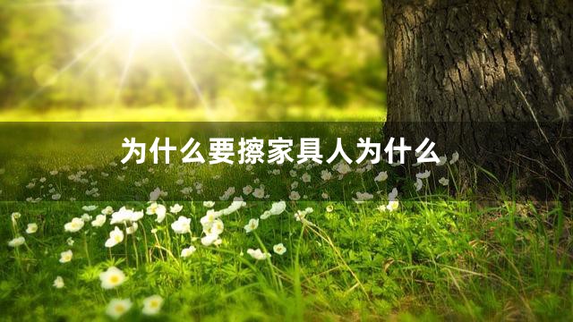 为什么要擦家具人为什么