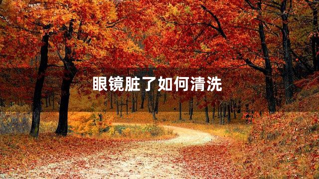 眼镜脏了如何清洗