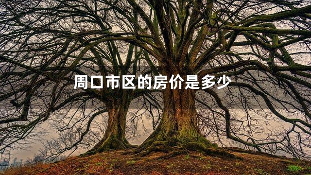 周口市区的房价是多少