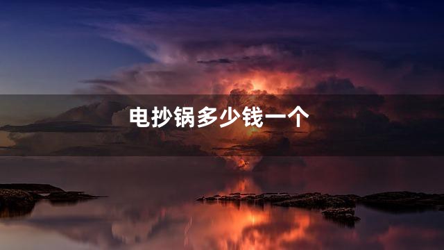 电抄锅多少钱一个