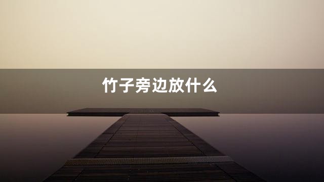 竹子旁边放什么