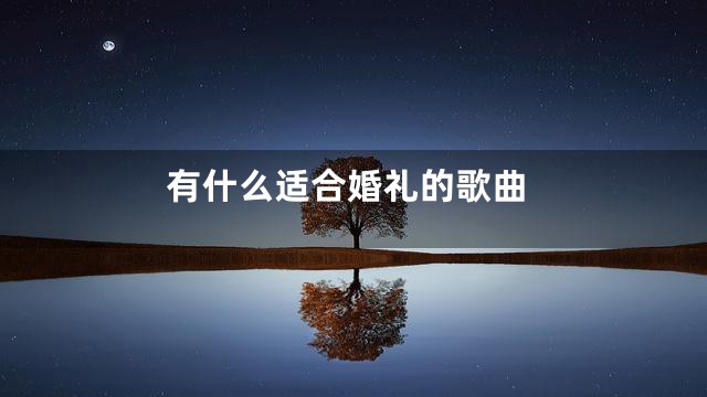 有什么适合婚礼的歌曲