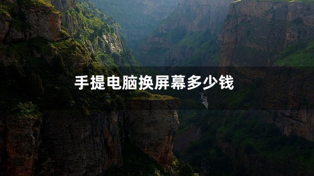 手提电脑换屏幕多少钱