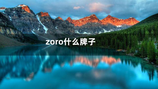 zoro什么牌子
