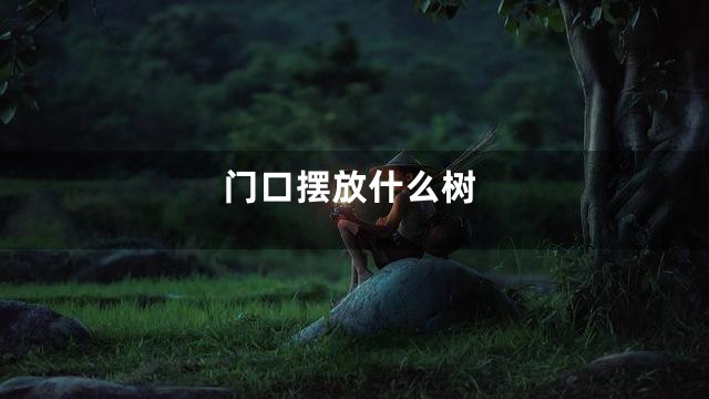 门口摆放什么树