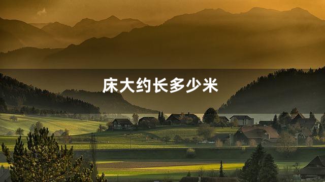 床大约长多少米