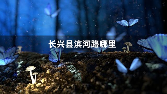 长兴县滨河路哪里