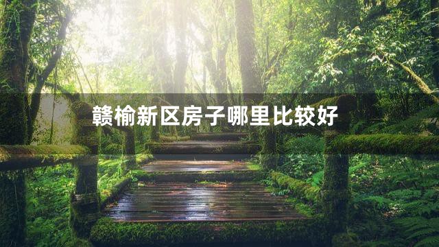 赣榆新区房子哪里比较好