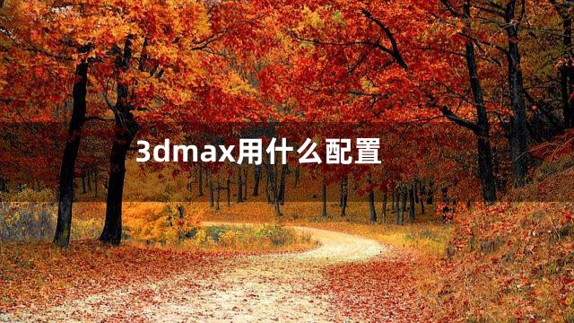 3dmax用什么配置