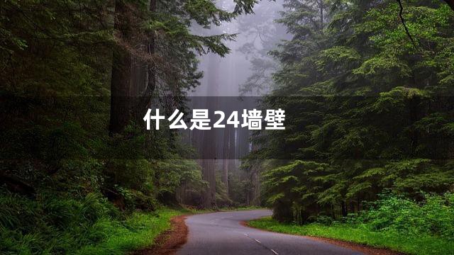 什么是24墙壁