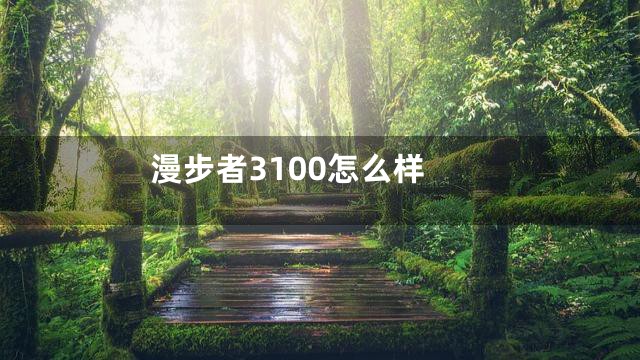漫步者3100怎么样
