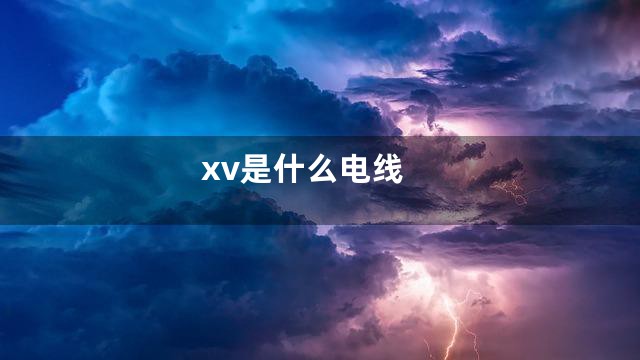 xv是什么电线