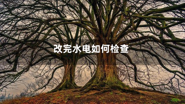 改完水电如何检查