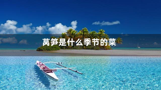 莴笋是什么季节的菜