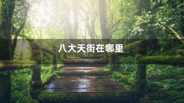 八大天街在哪里