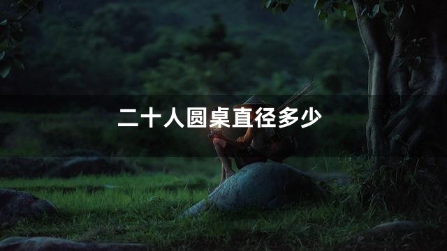 二十人圆桌直径多少