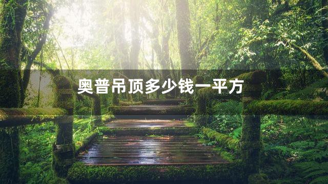 奥普吊顶多少钱一平方