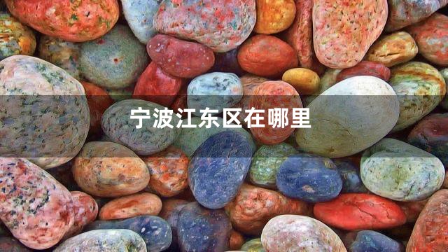 宁波江东区在哪里