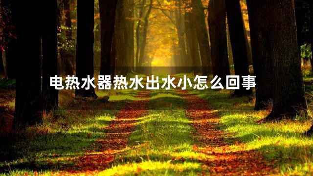 电热水器热水出水小怎么回事