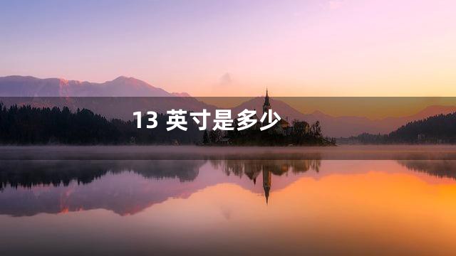 13 英寸是多少