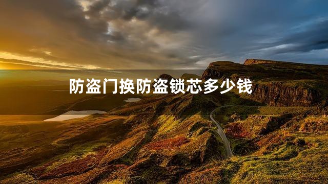 防盗门换防盗锁芯多少钱