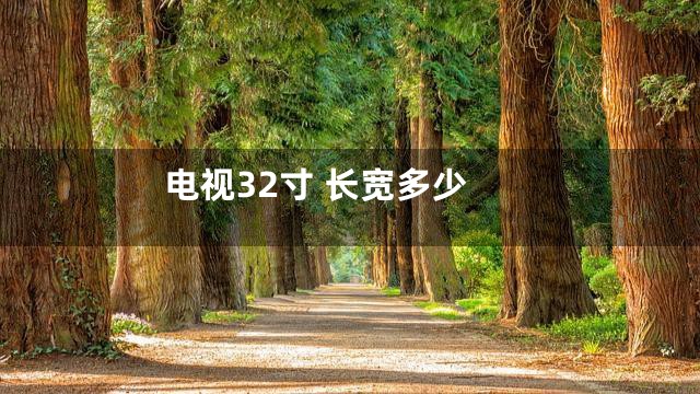 电视32寸 长宽多少