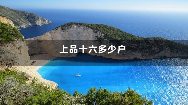 上品十六多少户