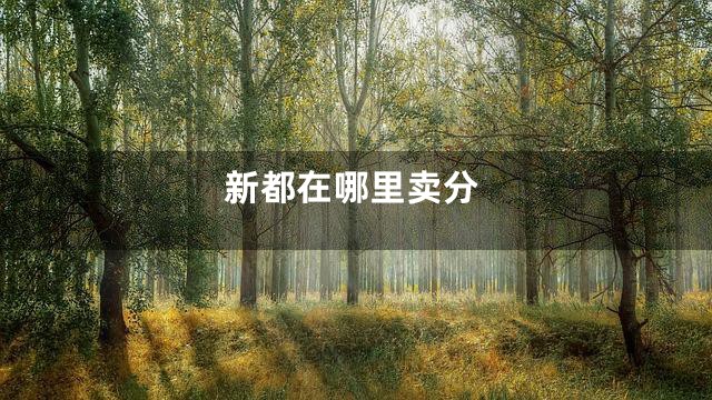 新都在哪里卖分