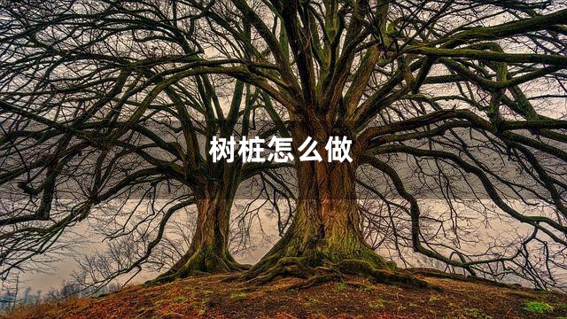 树桩怎么做