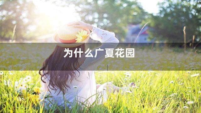 为什么广夏花园