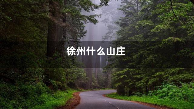 徐州什么山庄