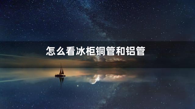 怎么看冰柜铜管和铝管