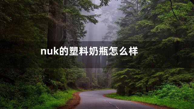 nuk的塑料奶瓶怎么样