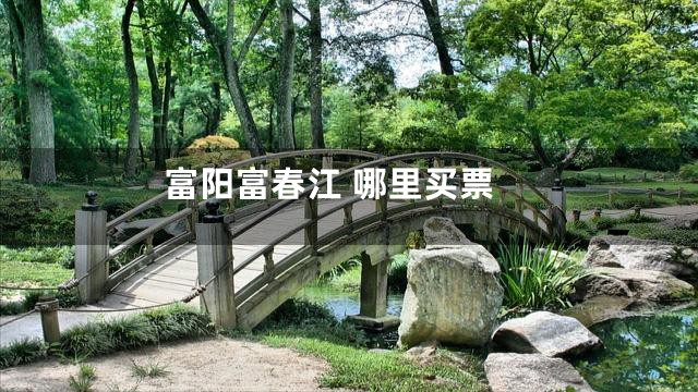 富阳富春江 哪里买票