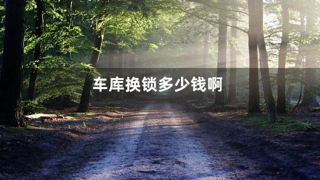 车库换锁多少钱啊