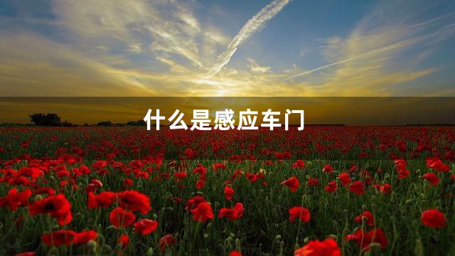 什么是感应车门