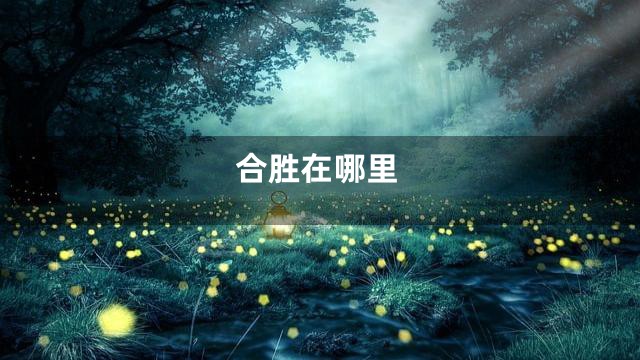 合胜在哪里