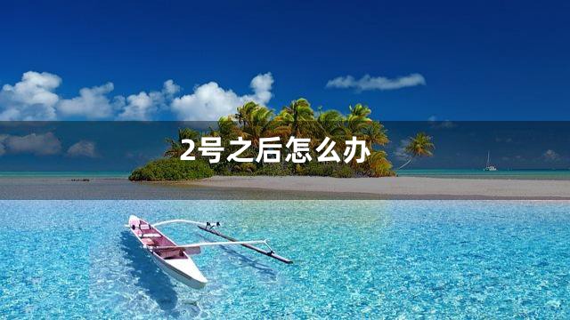 2号之后怎么办