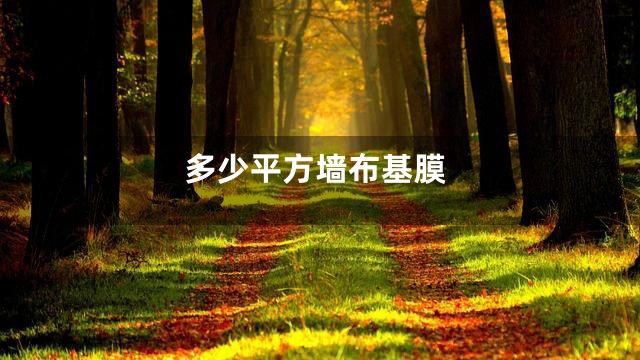 多少平方墙布基膜