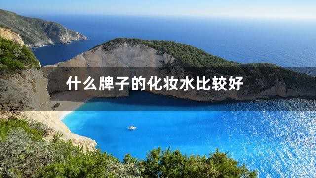 什么牌子的化妆水比较好