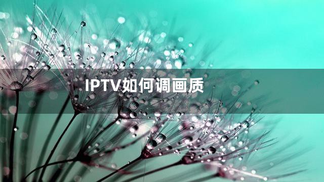 IPTV如何调画质