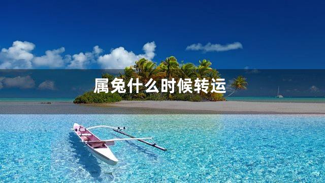 属兔什么时候转运