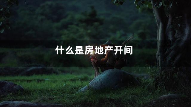 什么是房地产开间