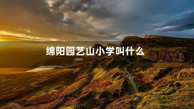 绵阳园艺山小学叫什么