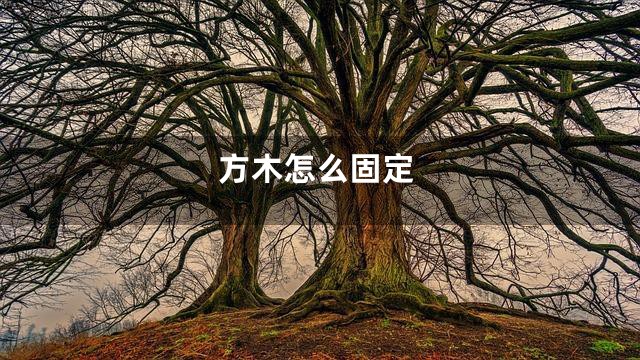 方木怎么固定